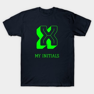 Letter X Initials Unique Name T-Shirt T-Shirt